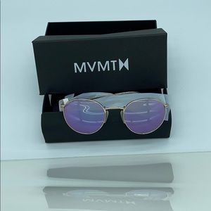 MVMT Retro Round Mirror Lens Sunglasses